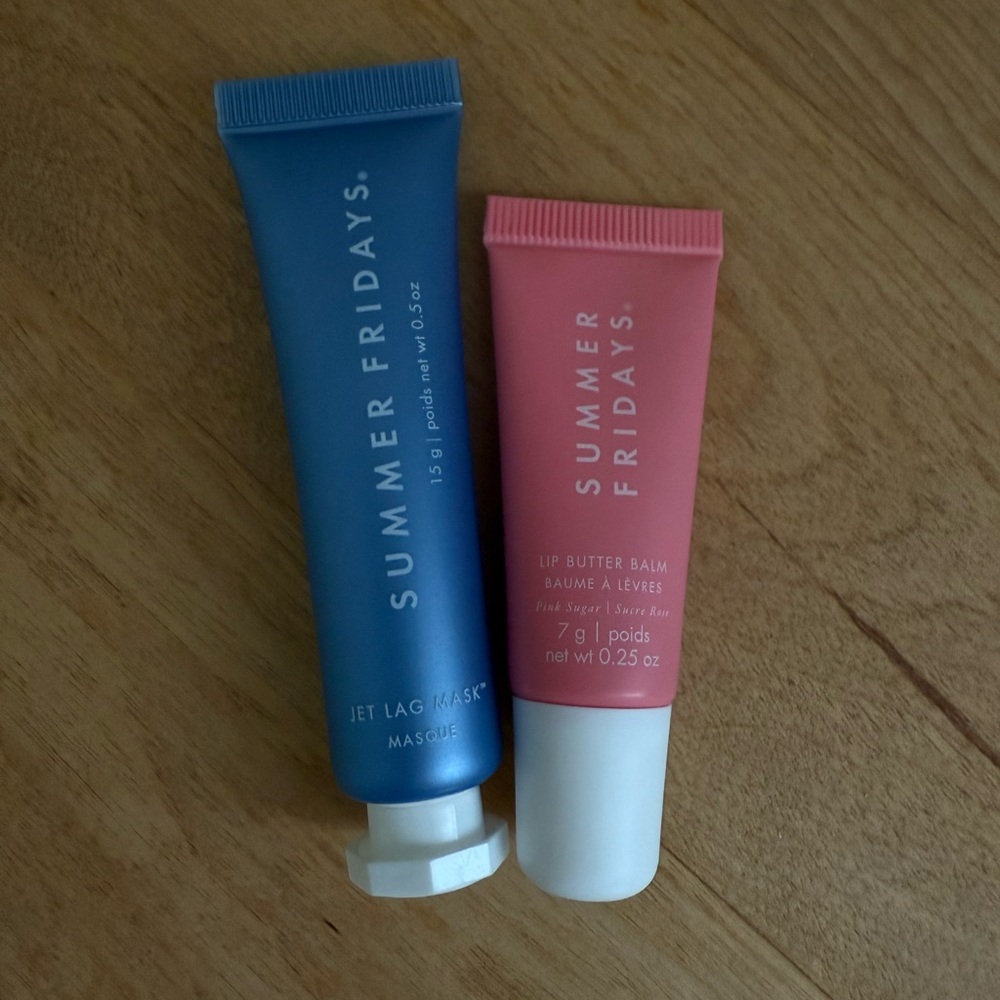 Summer Fridays Jet Lag Mask and Lip Butter Balm Set